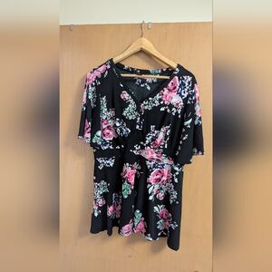 Empire waist peplum top. Excellent condition